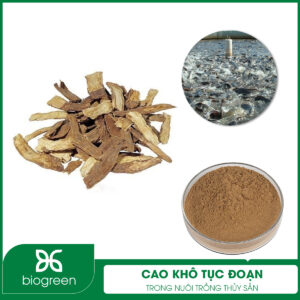 Cao khô tục đoạn trong nuôi trồng thủy sản